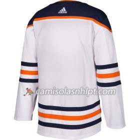 Camisola Edmonton Oilers Blank Adidas Branco Authentic - Homem